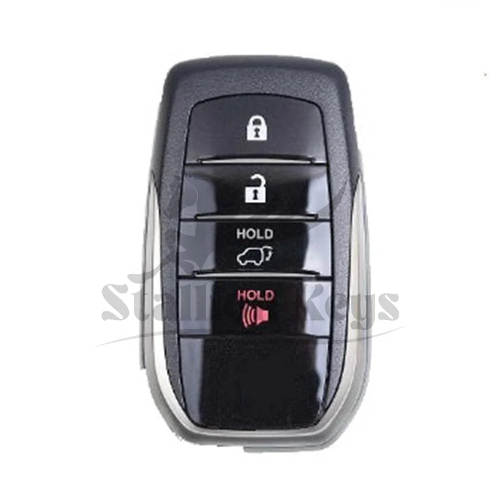 2020-2021 Toyota Land Cruiser / 4-Button Smart Key / PN: 89904-60X40 / HYQ14FBB / Board-0010 / AFTERMARKET 2020-2021 Toyota Land Cruiser / 4-Button Smart Key / PN: 89904-60X40 / HYQ14FBB / Board-0010 / AFTERMARKET
